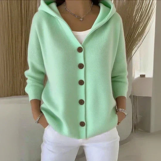 Rocío | Casaco em Tricot com Capuz
