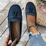 Nadine - Mocassins clássicos com detalhe de franjas