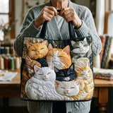 Bolsas Feitas à Mão - Gatinhos Dorminhocos