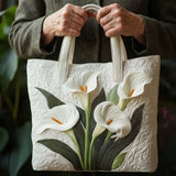 Bolsas Feitas à Mão - Lírios Brancos