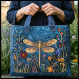 Bolsas Feitas à Mão - Libélula Dourada
