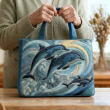 Bolsas Feitas à Mão - Golfinho do Oceano