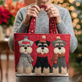 Bolsas Feitas à Mão - Trio de Schnauzer