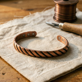 Pulseira de Cobre com Espinhos