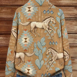Winona | Cardigan com fecho em deserto e cacto
